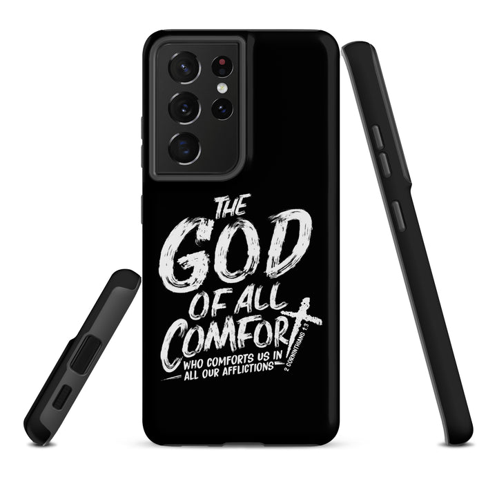 Christian Phone Case God of All Comfort Black for Samsung® Samsung® Phone Cases   