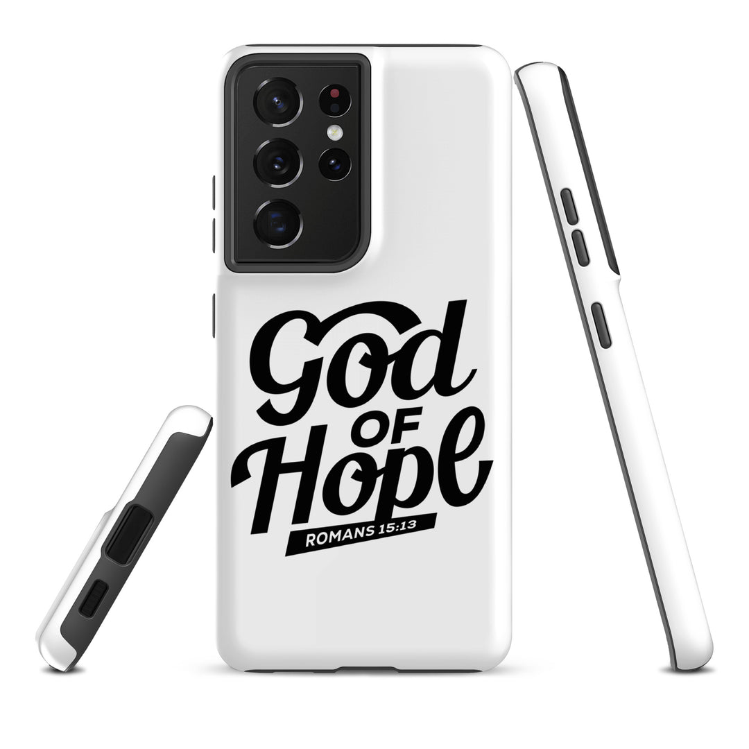 Christian Phone Case God of Hope White for Samsung® Samsung® Phone Cases   