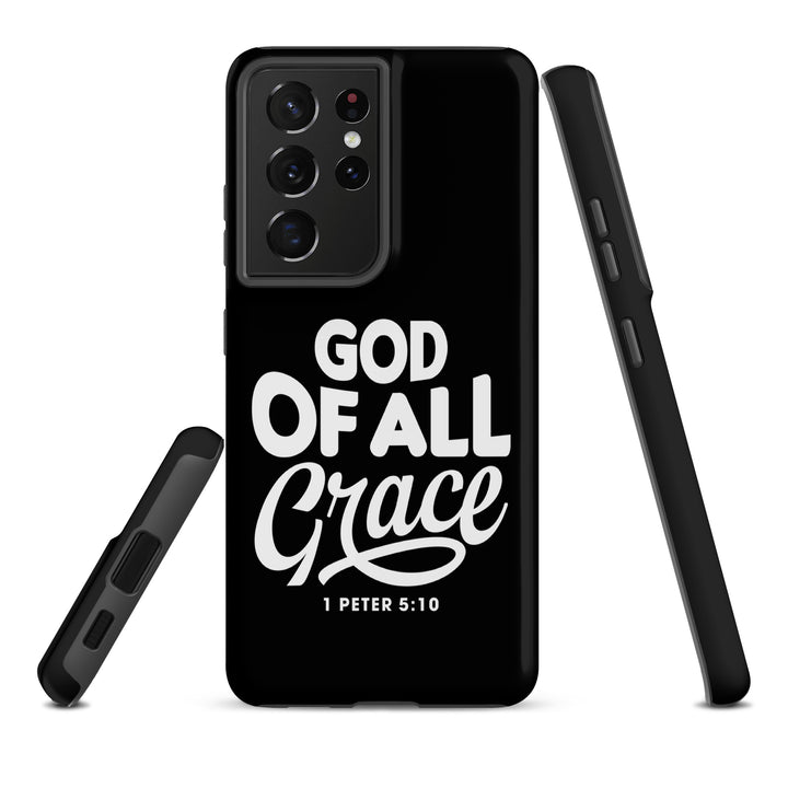 Christian Phone Case God of All Grace Black for Samsung® Samsung® Phone Cases   