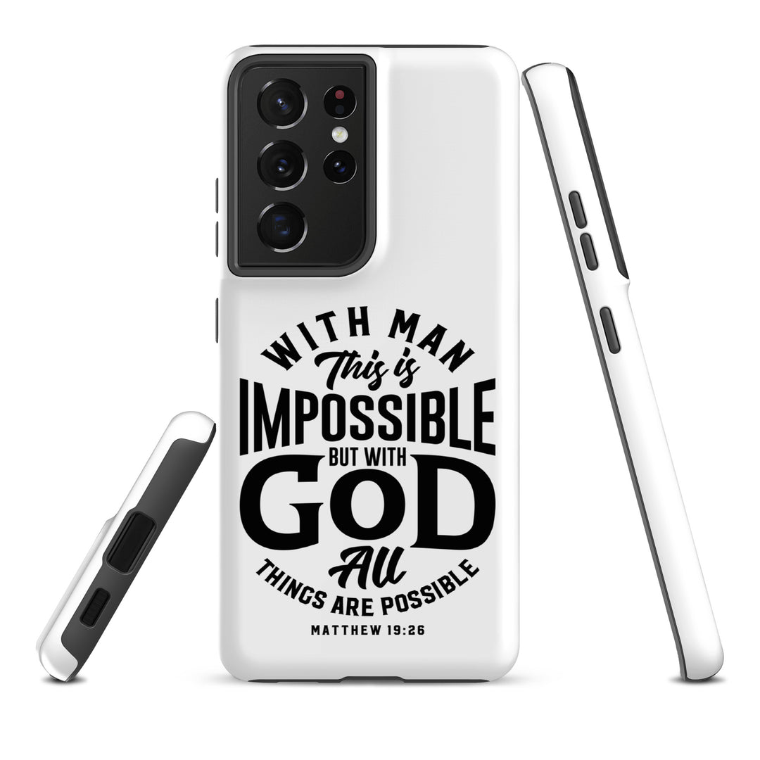 Christian Phone Case All Things Possible White for Samsung® Samsung® Phone Cases   