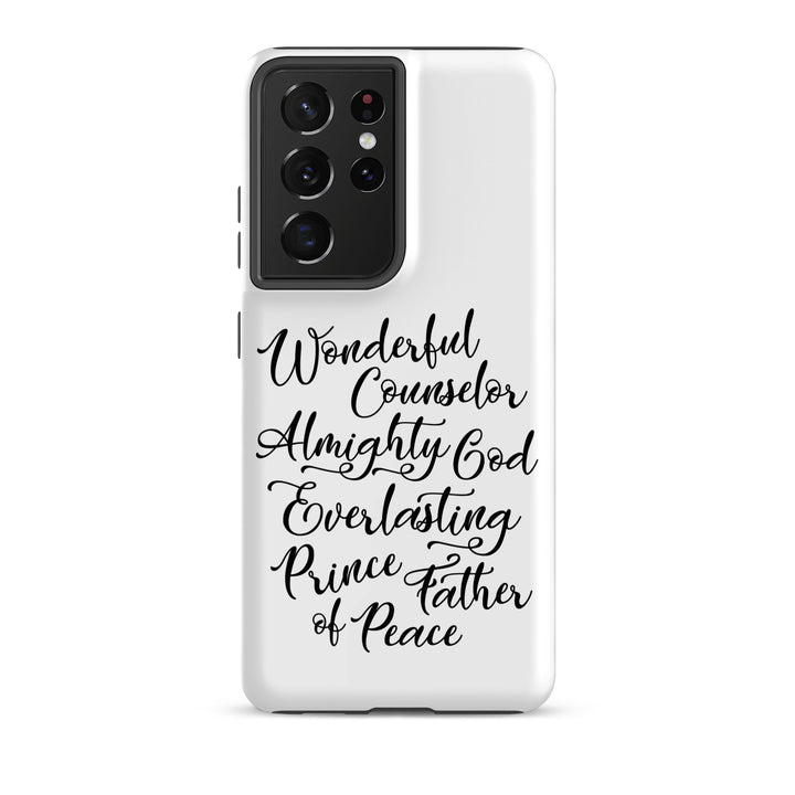 Christian Phone Case Wonderful Counselor White for Samsung® Samsung® Phone Cases Matte Samsung Galaxy S21 Ultra 