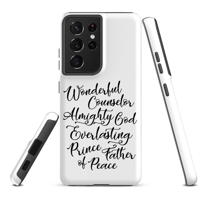 Christian Phone Case Wonderful Counselor White for Samsung® Samsung® Phone Cases   