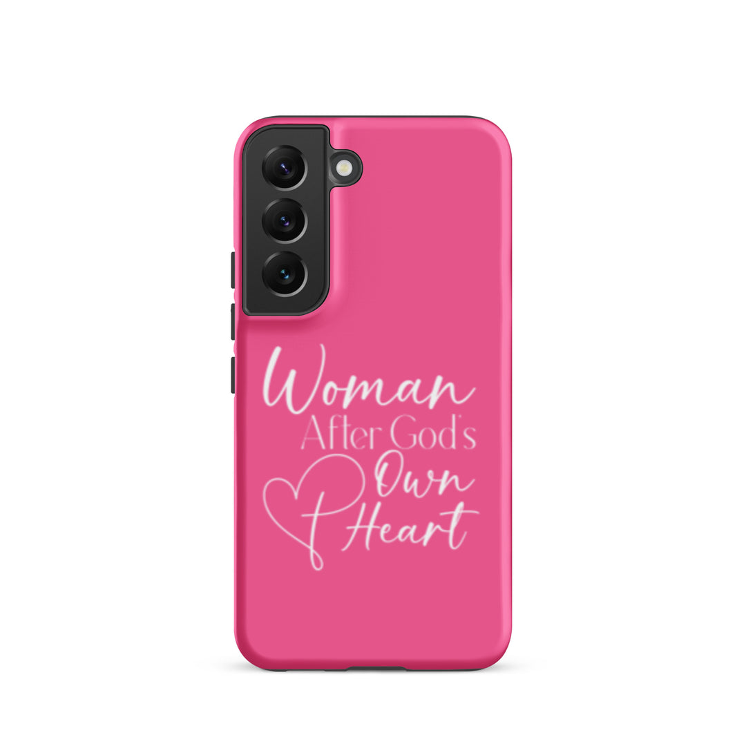 Christian Phone Case Woman After God's Heart for Samsung® Samsung® Phone Cases Matte Samsung Galaxy S22 