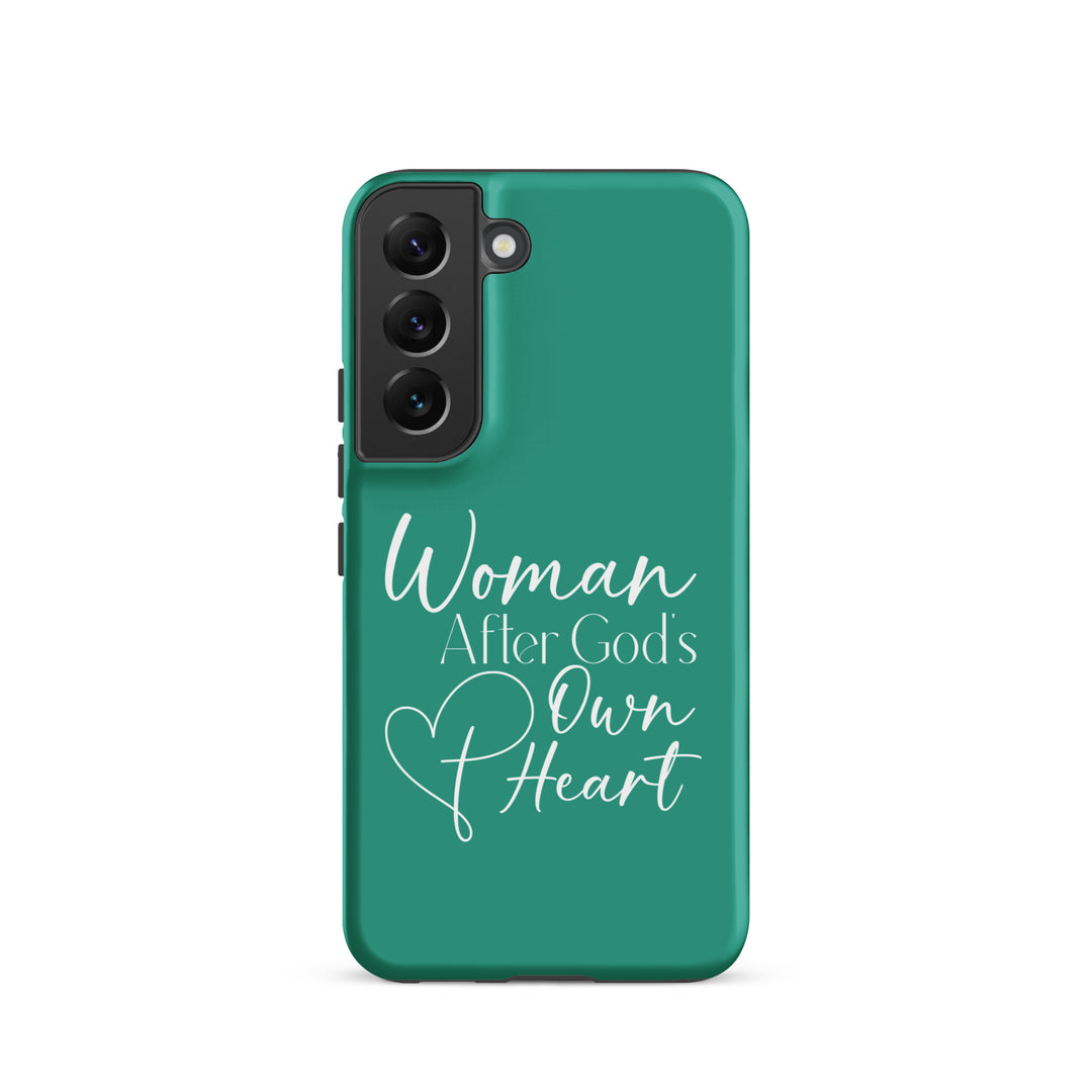 Christian Phone Case Woman After God's Heart for Samsung® Samsung® Phone Cases Matte Samsung Galaxy S22 