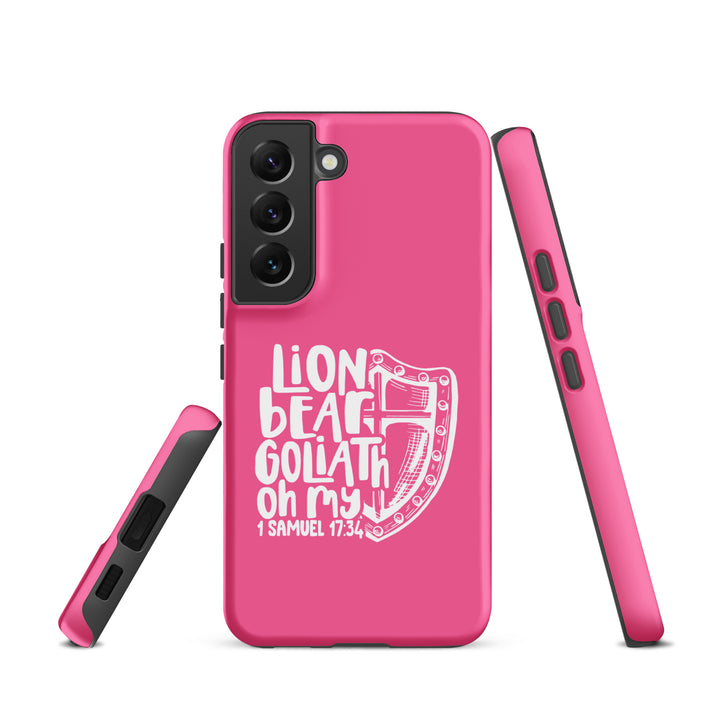 Christian Phone Case Lion Bear Goliath Oh My for Samsung® Samsung® Phone Cases   