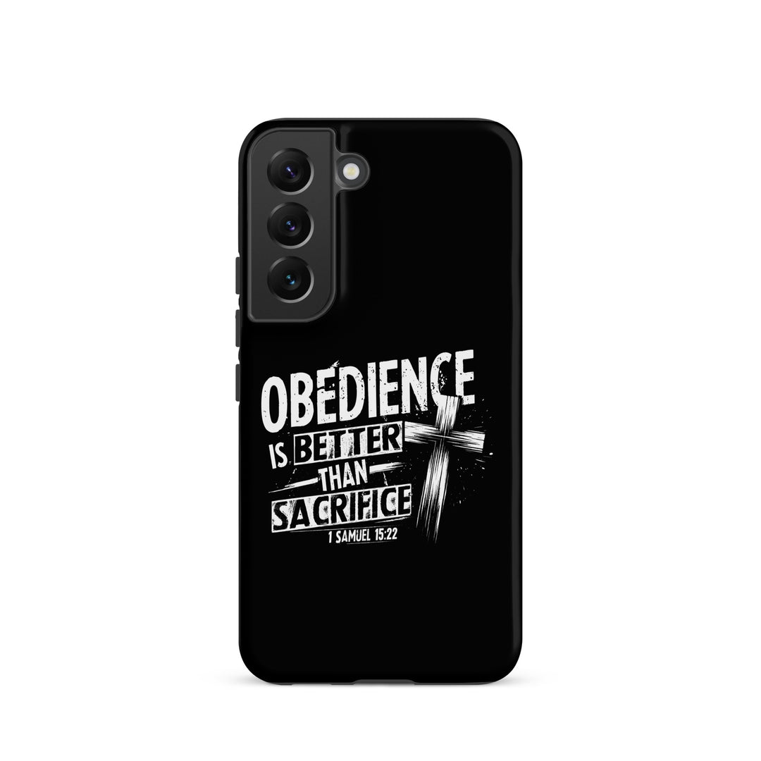 Christian Phone Case Obedience Is Better for Samsung® Samsung® Phone Cases Matte Samsung Galaxy S22 