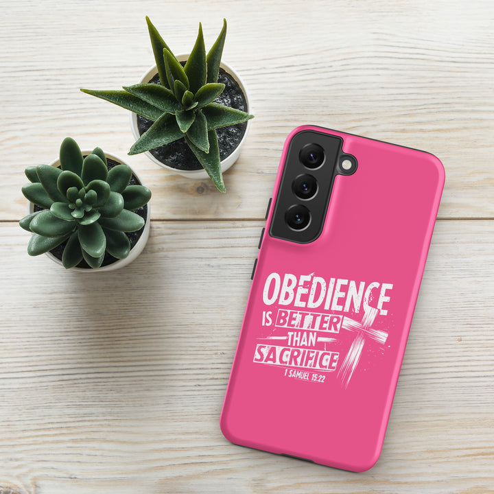 Christian Phone Case Obedience Is Better for Samsung® Samsung® Phone Cases   