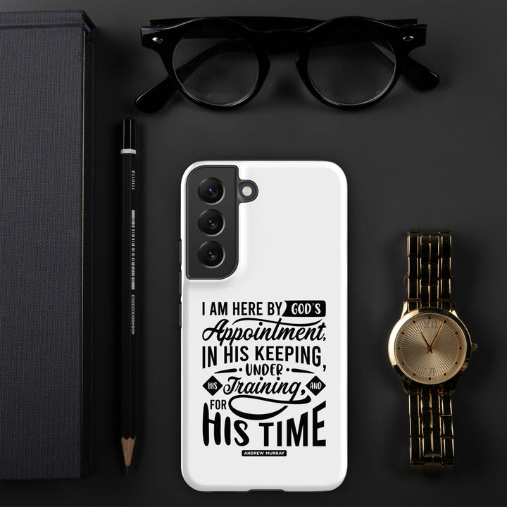 Christian Phone Case His Time White for Samsung® Samsung® Phone Cases   