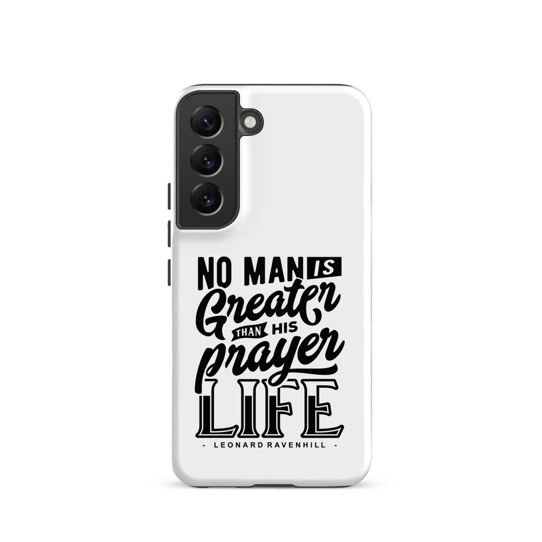 Christian Phone Case Prayer Life White for Samsung® Samsung® Phone Cases Matte Samsung Galaxy S22 