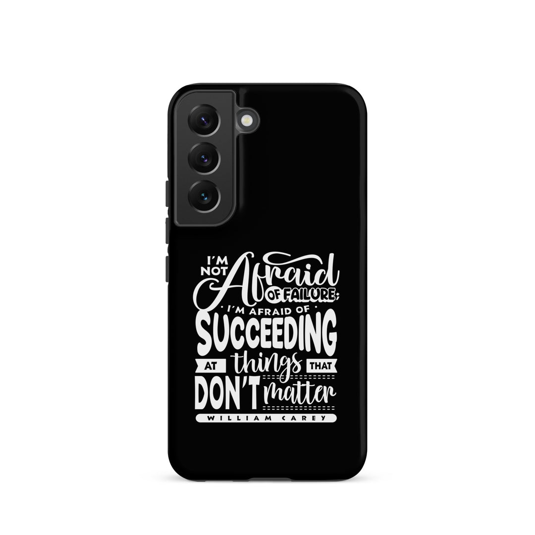 Christian Phone Case Things That Matter Black for Samsung® Samsung® Phone Cases Matte Samsung Galaxy S22 