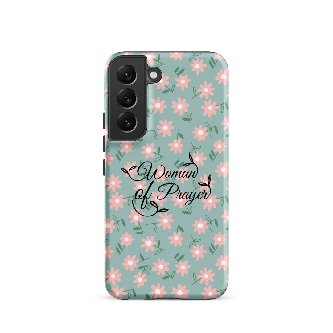 Christian Phone Case Woman of Prayer Daisy for Samsung® Samsung® Phone Cases Matte Samsung Galaxy S22 