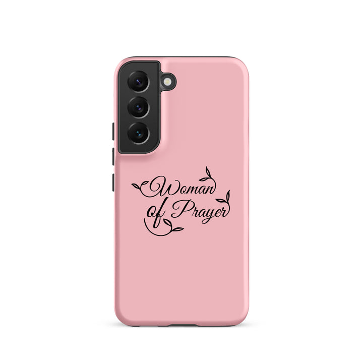 Christian Phone Case Woman of Prayer Pink for Samsung® Samsung® Phone Cases Matte Samsung Galaxy S22 