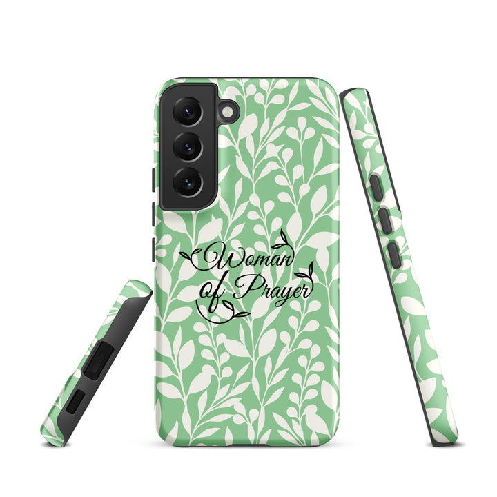 Christian Phone Case Woman of Prayer Green for Samsung® Samsung® Phone Cases   