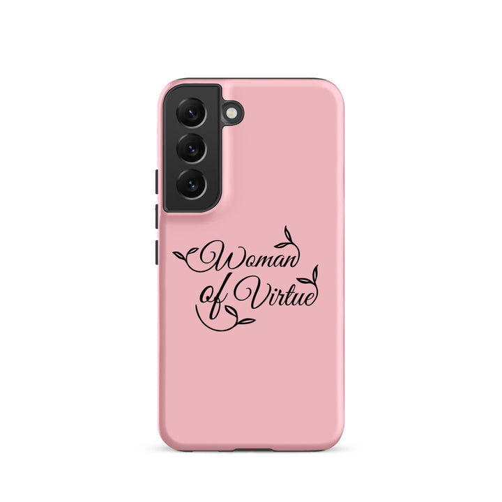 Christian Phone Case Woman of Virtue Pink for Samsung® Samsung® Phone Cases Matte Samsung Galaxy S22 