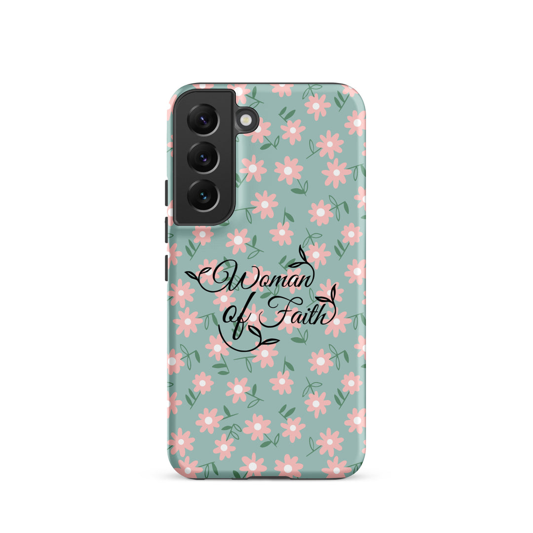 Christian Phone Case Woman of Faith Daisy for Samsung® Samsung® Phone Cases Matte Samsung Galaxy S22 