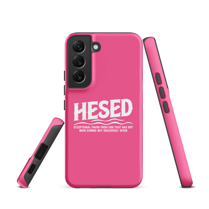 Christian Phone Case Hesed Exceptional Favor Pink for Samsung® Samsung® Phone Cases   