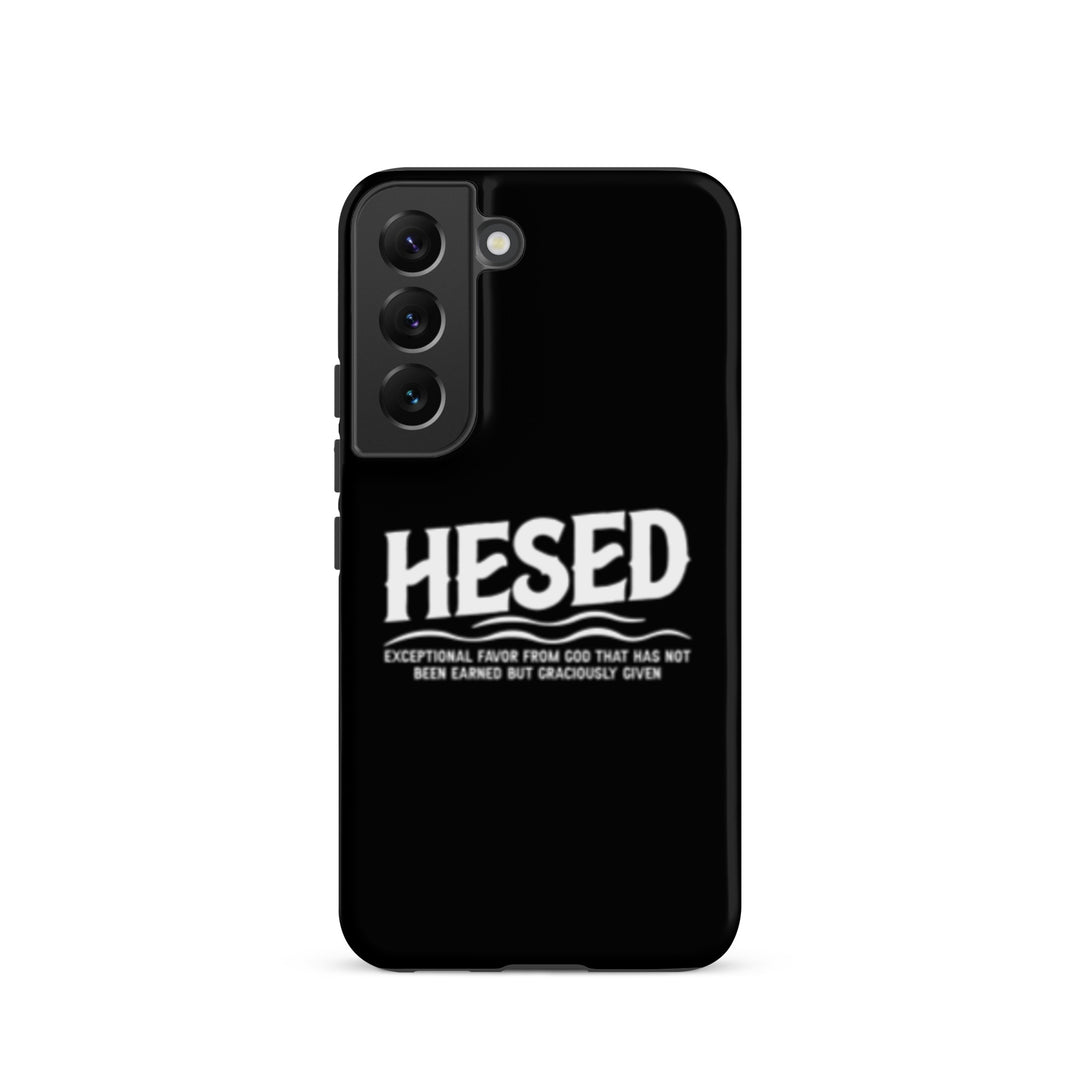 Christian Phone Case Exceptional Favor Black for Samsung® Samsung® Phone Cases Matte Samsung Galaxy S22 