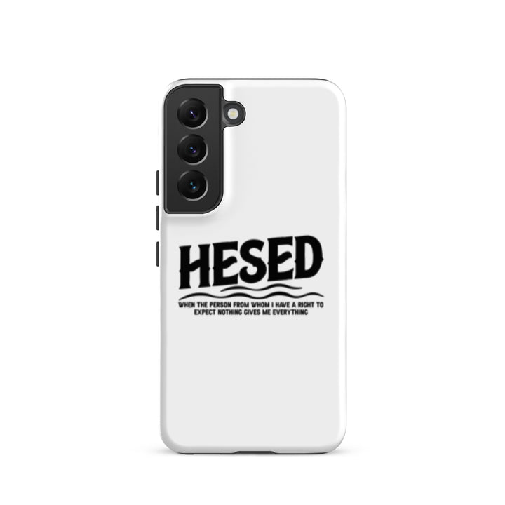 Christian Phone Case Hesed Everything White for Samsung® Samsung® Phone Cases Matte Samsung Galaxy S22 