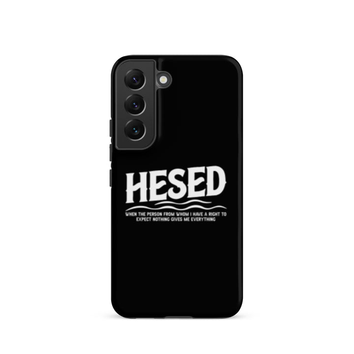 Christian Phone Case Hesed Everything Black  for Samsung® Samsung® Phone Cases Matte Samsung Galaxy S22 