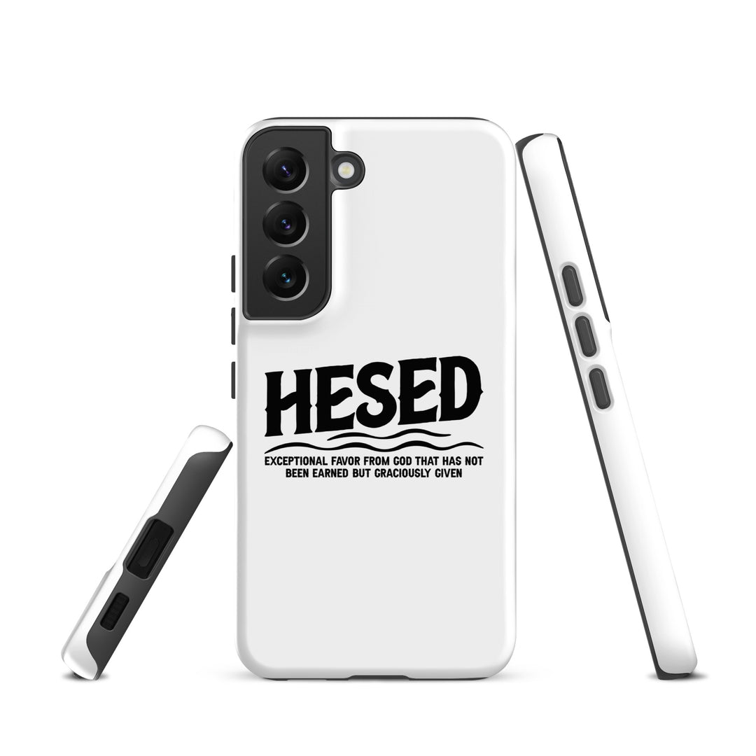 Christian Phone Case Hesed Exceptional Favor White for Samsung® Samsung® Phone Cases   