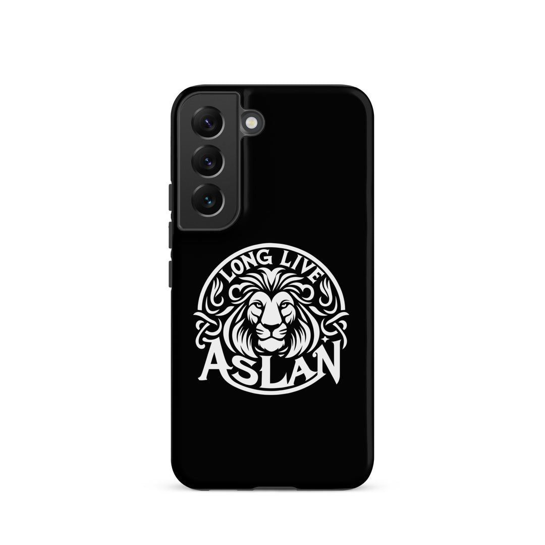 Christian Phone Case Long Live Aslan Black for Samsung® Samsung® Phone Cases Matte Samsung Galaxy S22 