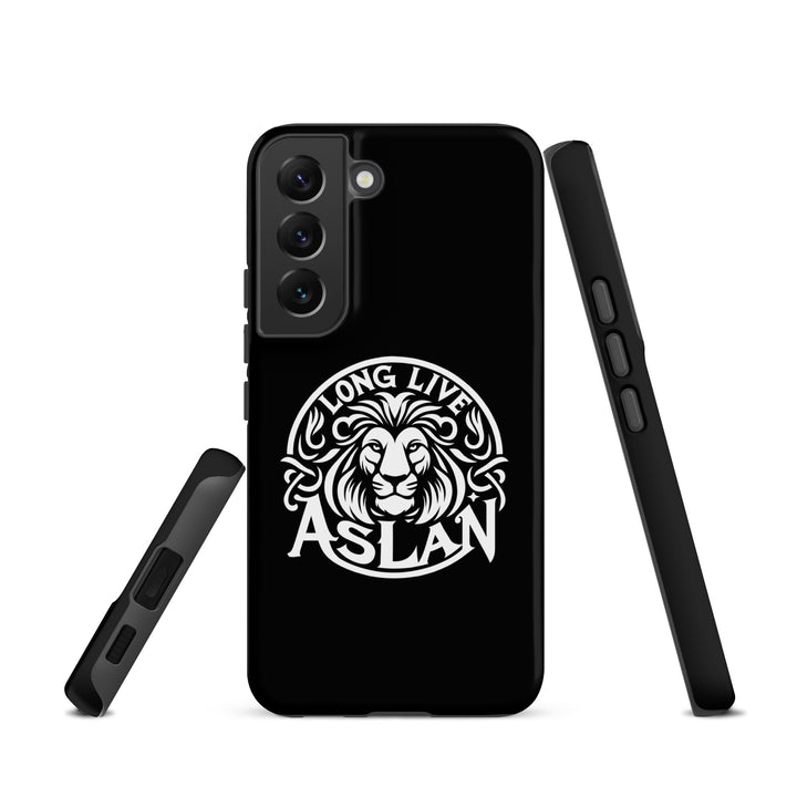 Christian Phone Case Long Live Aslan Black for Samsung® Samsung® Phone Cases   