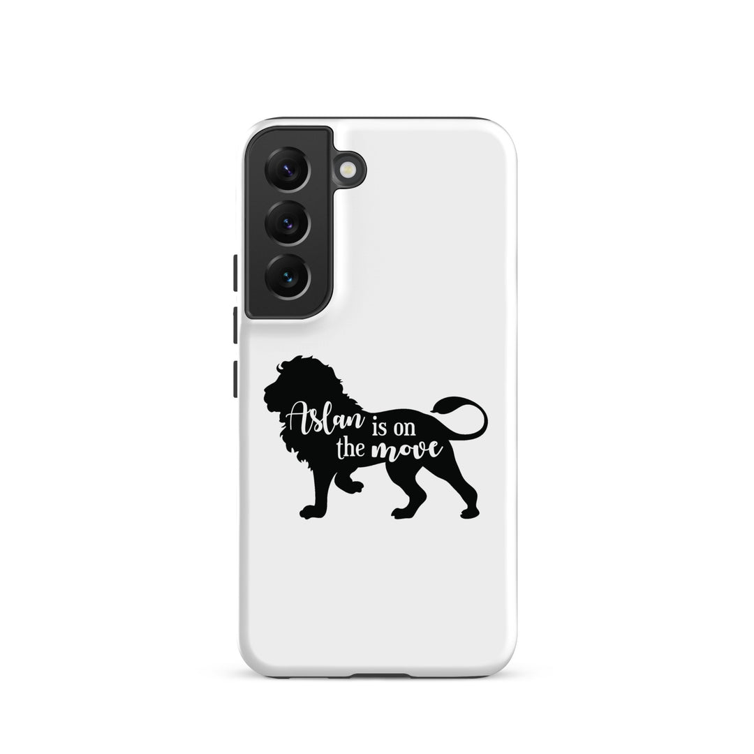 Christian Phone Case Aslan Is On The Move White for Samsung® Samsung® Phone Cases Matte Samsung Galaxy S22 