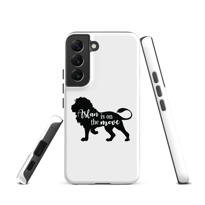 Christian Phone Case Aslan Is On The Move White for Samsung® Samsung® Phone Cases   