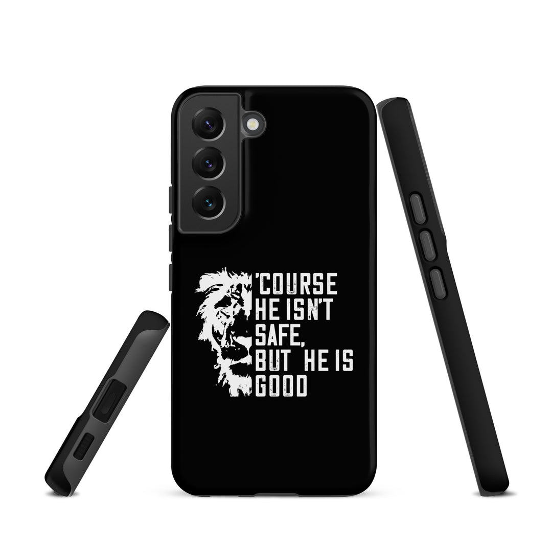 Christian Phone Case Christian Phone 'Course He Isn't Safe Black for Samsung® Samsung® Phone Cases   