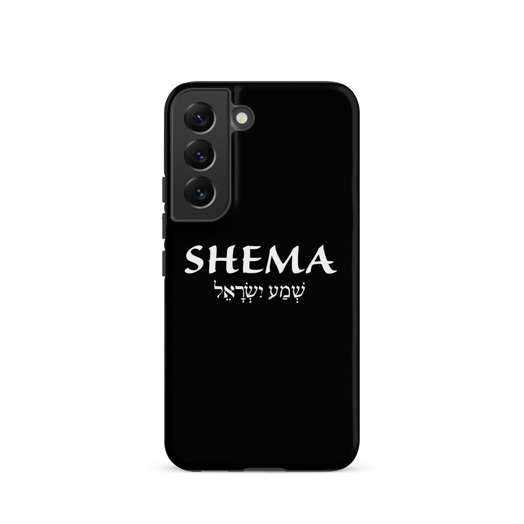 Christian Phone Case Shema Hebrew Black for Samsung® Samsung® Phone Cases Matte Samsung Galaxy S22 