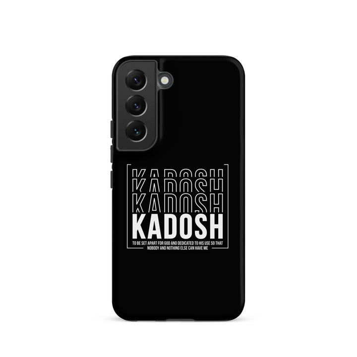 Christian Phone Case Kadosh Dedicated To His Use Black for Samsung® Samsung® Phone Cases Matte Samsung Galaxy S22 