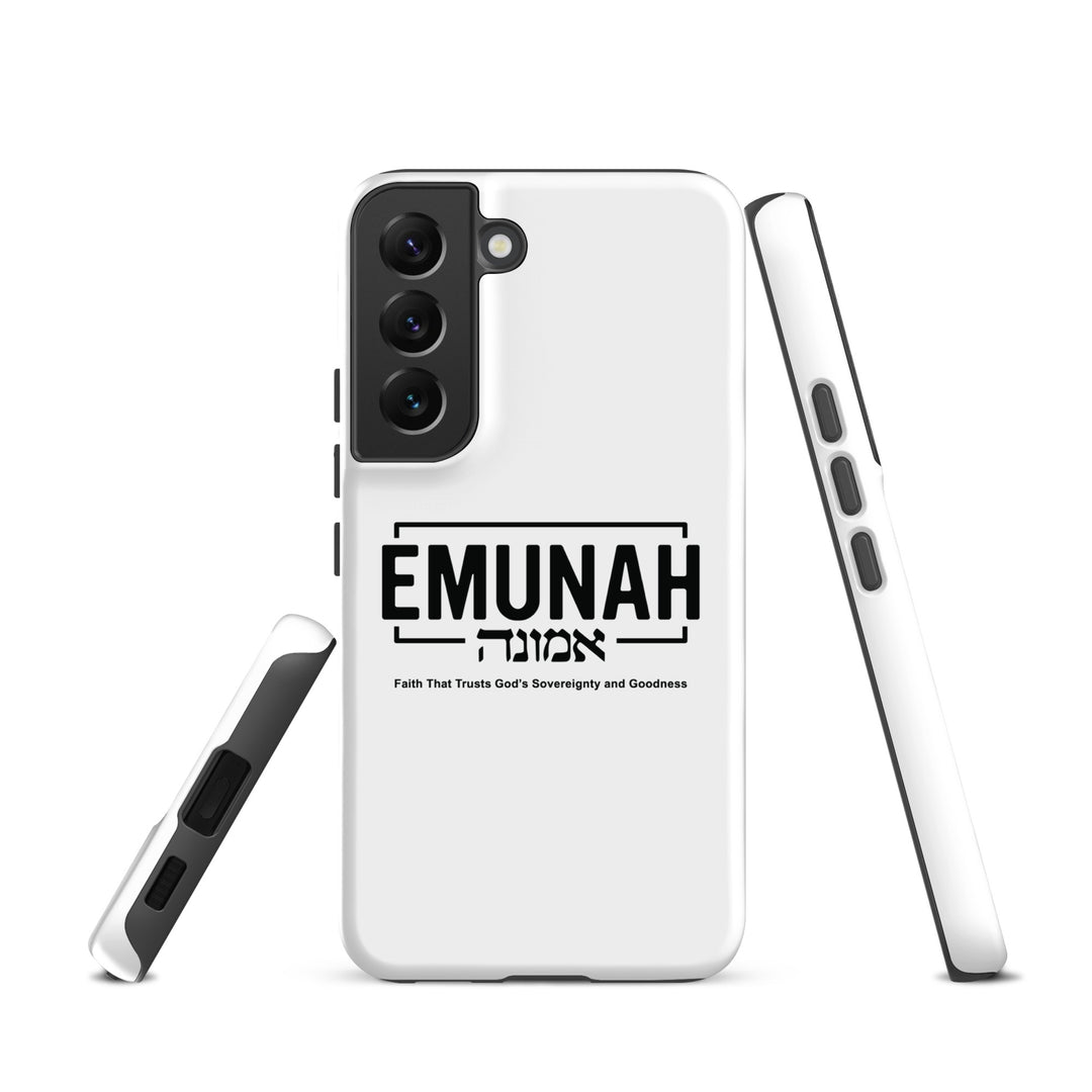 Christian Phone Case Emunah Steadfast Faith White for Samsung® Samsung® Phone Cases   