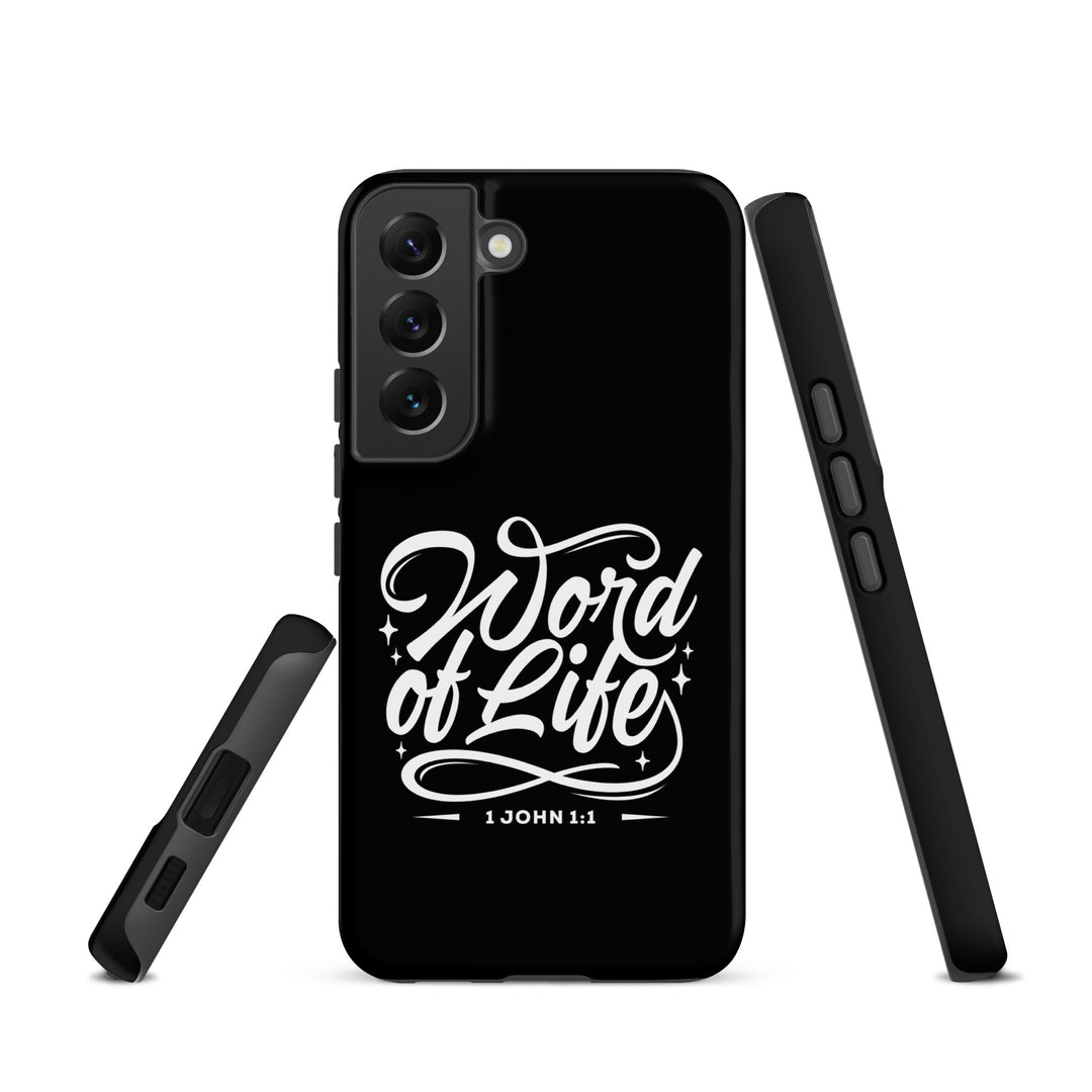 Christian Phone Case Word of Life Black for Samsung® Samsung® Phone Cases   