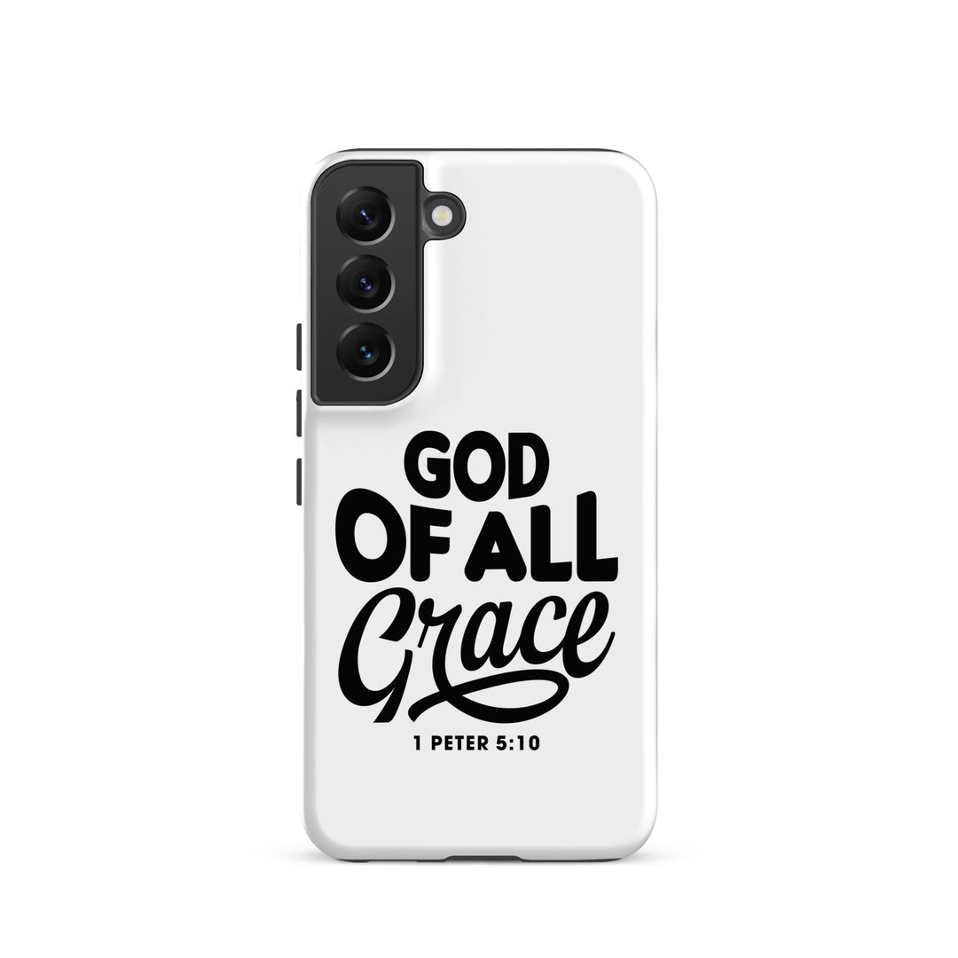 Christian Phone Case God of All Grace White for Samsung® Samsung® Phone Cases Matte Samsung Galaxy S22 