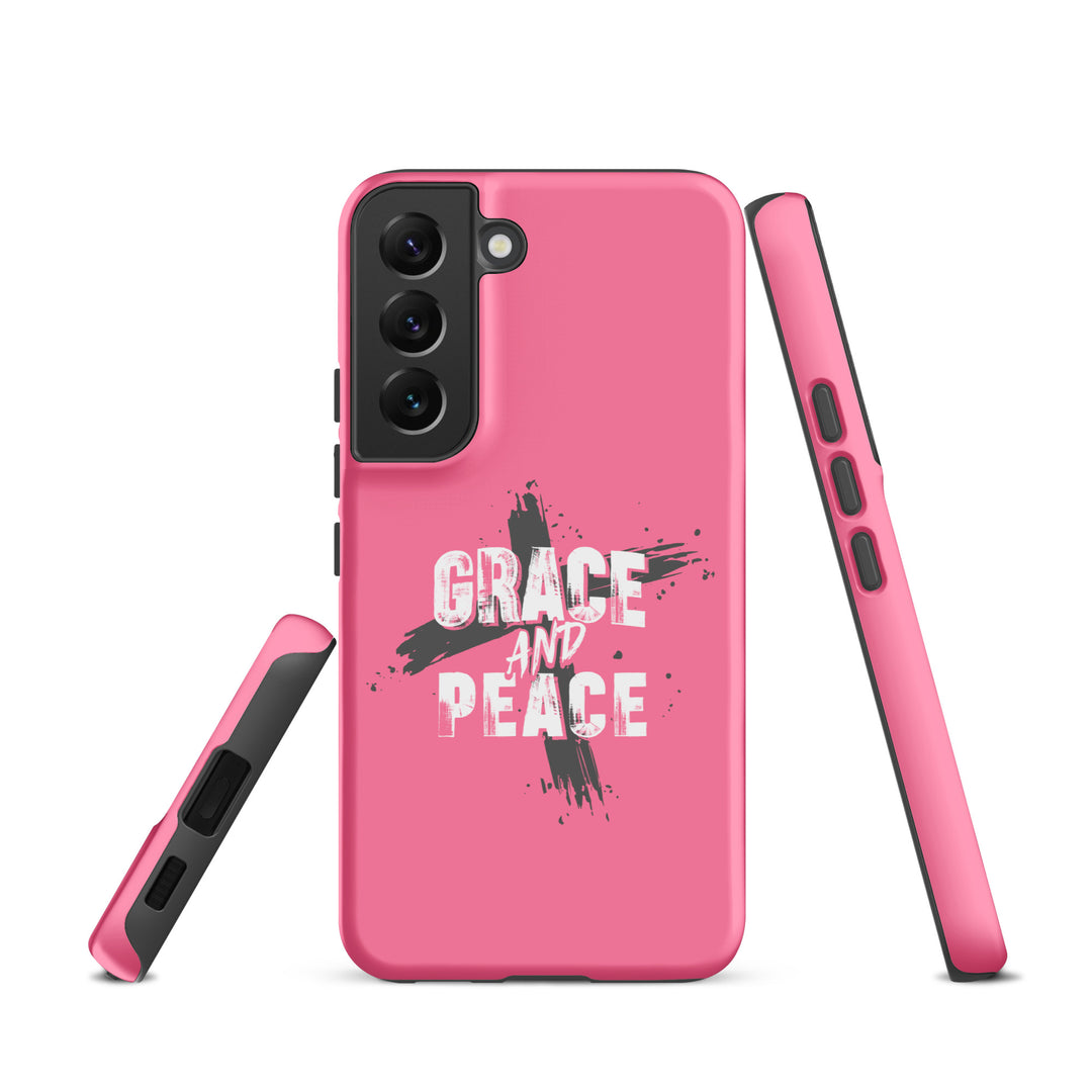 Christian Phone Case Grace and Peace Pink for Samsung® Samsung® Phone Cases   