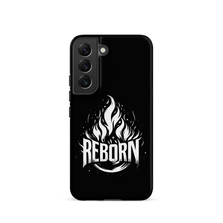 Christian Phone Case Reborn Black for Samsung® Samsung® Phone Cases Matte Samsung Galaxy S22 