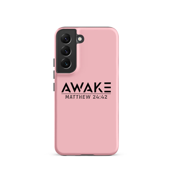 Christian Phone Case Awake  Pink for Samsung® Samsung® Phone Cases Matte Samsung Galaxy S22 