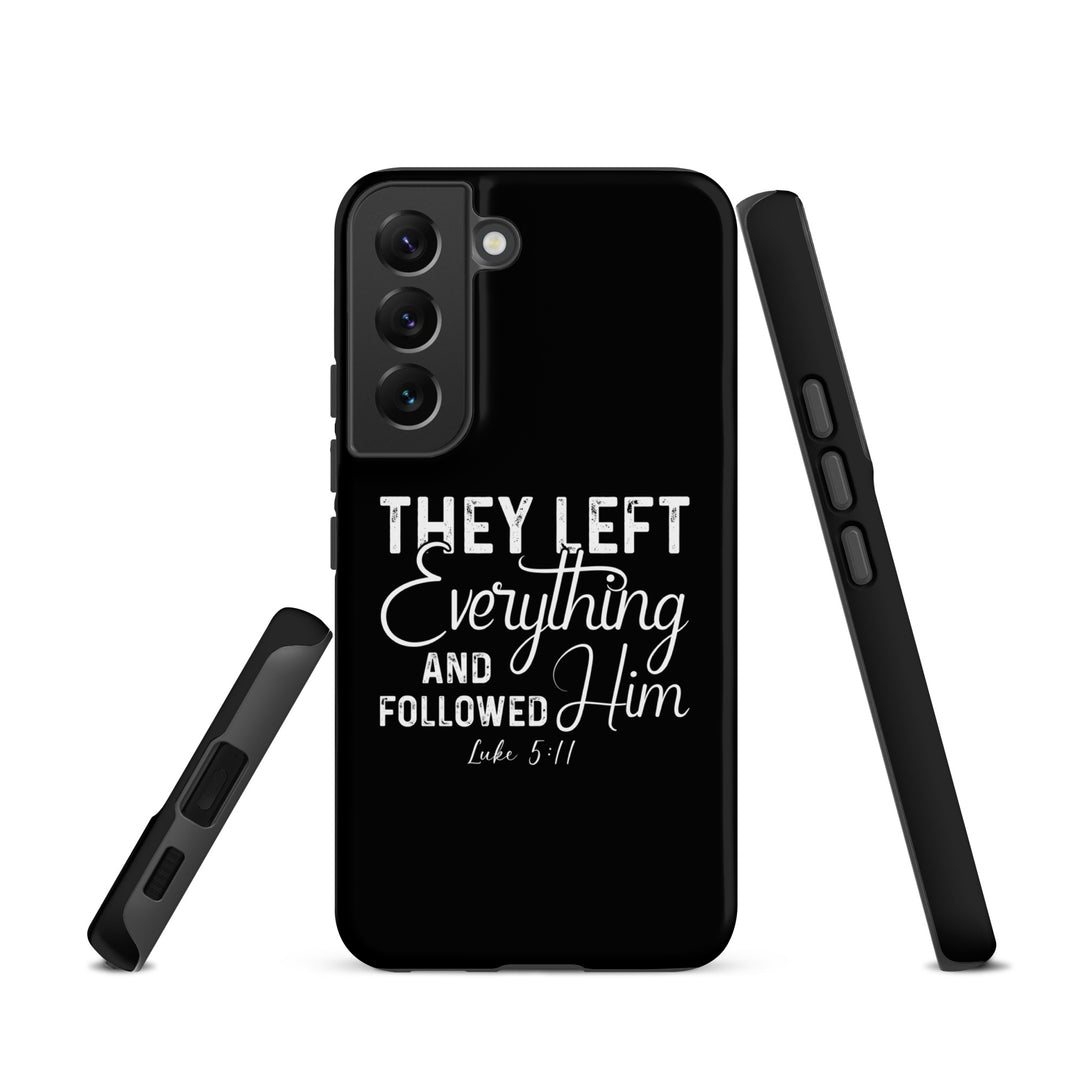 Christian Phone Case Left Everything Black for Samsung® Samsung® Phone Cases   