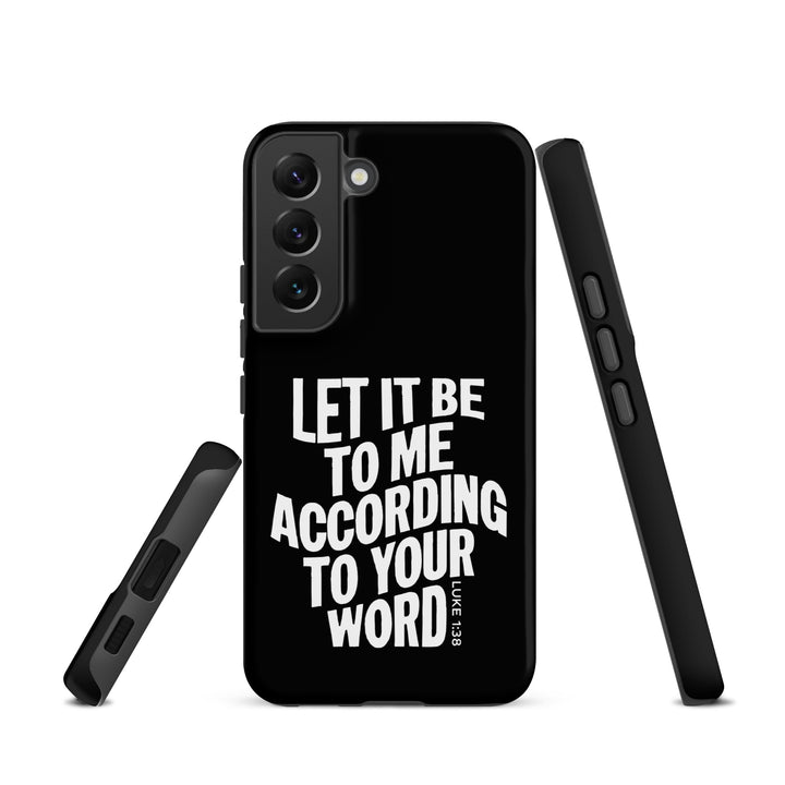 Christian Phone Case According To Your Word Black for Samsung® Samsung® Phone Cases   