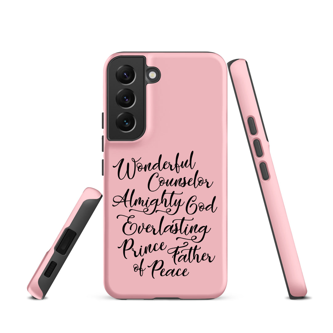 Christian Phone Case Wonderful Counselor Pink for Samsung® Samsung® Phone Cases   