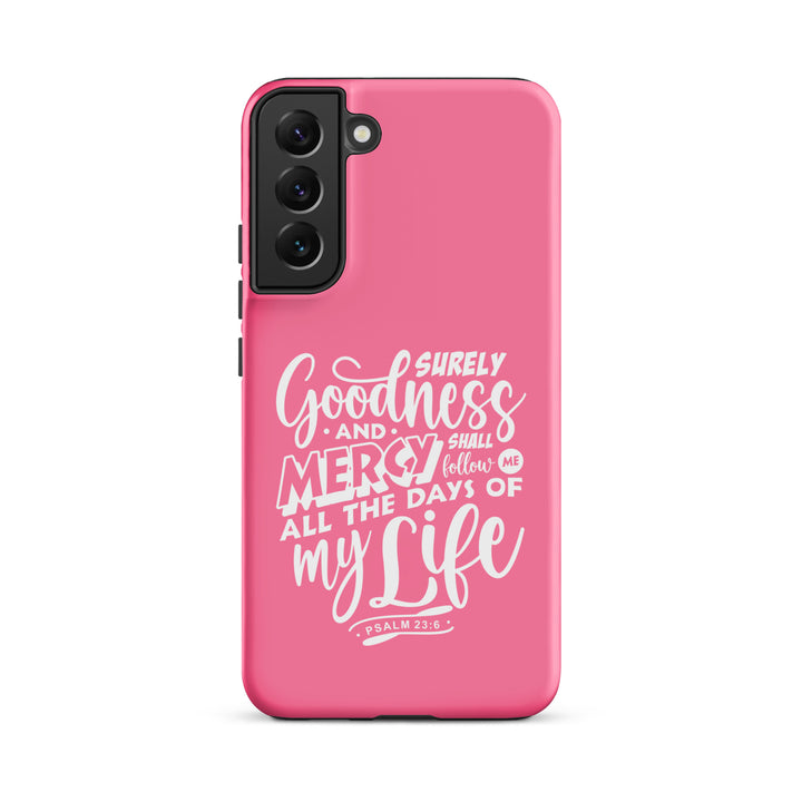 Christian Phone Case Goodness and Mercy for Samsung® Samsung® Phone Cases Matte Samsung Galaxy S22 Plus 