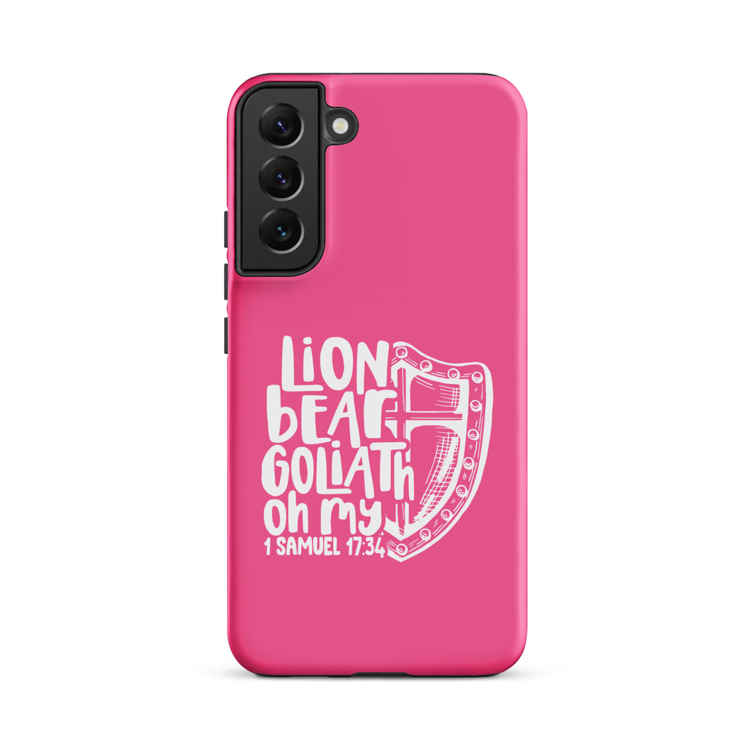 Christian Phone Case Lion Bear Goliath Oh My for Samsung® Samsung® Phone Cases Matte Samsung Galaxy S22 Plus 