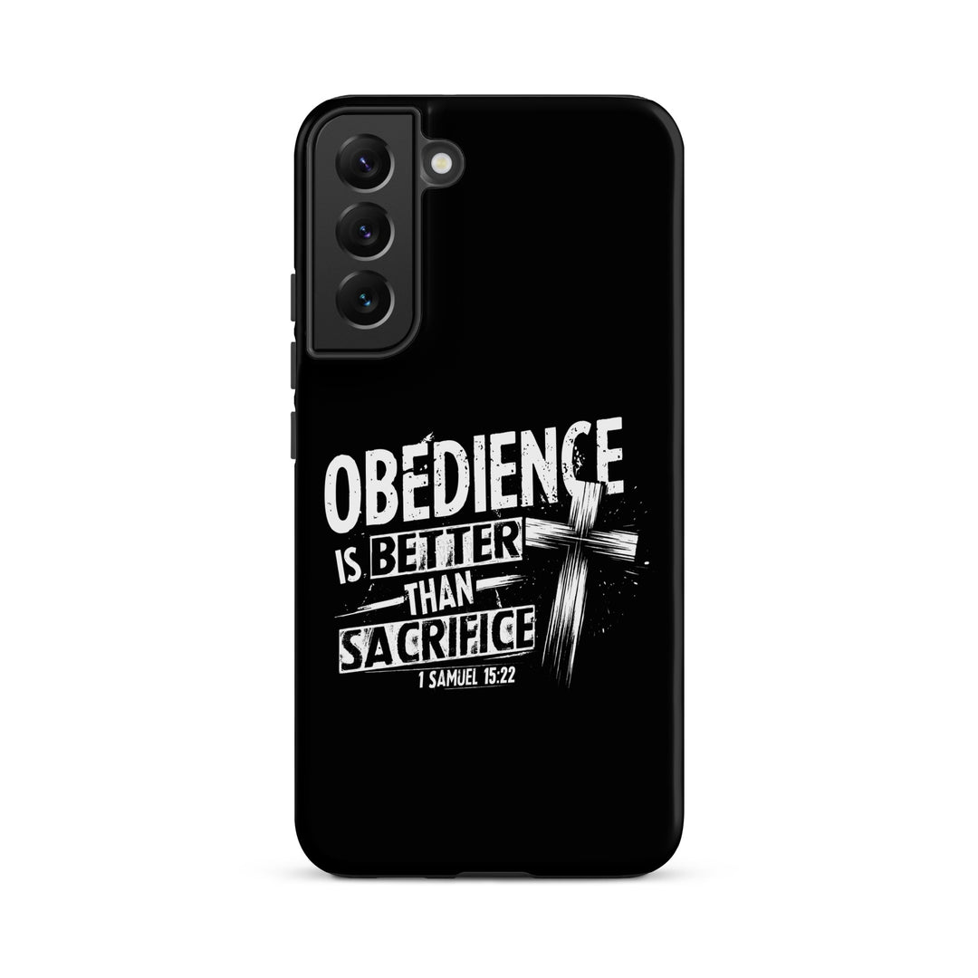 Christian Phone Case Obedience Is Better for Samsung® Samsung® Phone Cases Matte Samsung Galaxy S22 Plus 