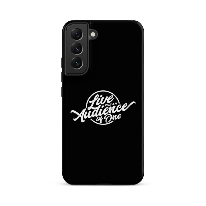 Christian Phone Case Audience of One Black for Samsung® Samsung® Phone Cases Matte Samsung Galaxy S22 Plus 