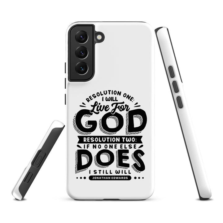 Christian Phone Case Live For God White for Samsung® Samsung® Phone Cases   