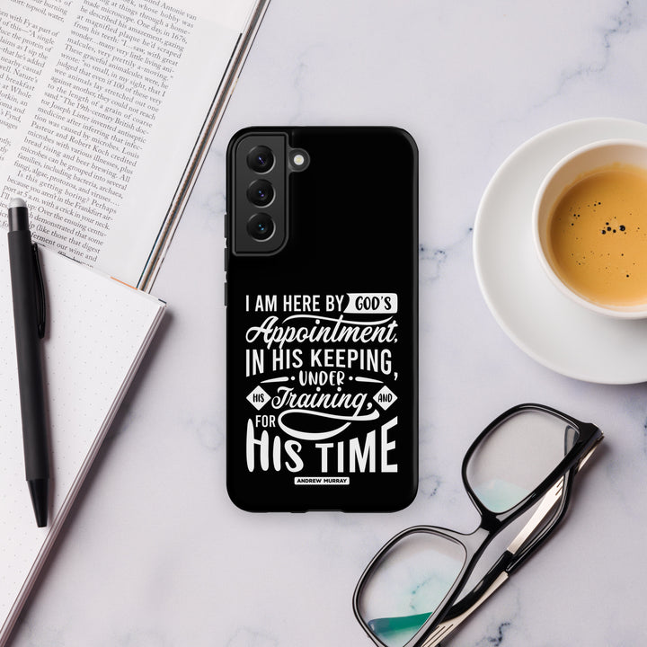 Christian Phone Case His Time Black for Samsung® Samsung® Phone Cases   