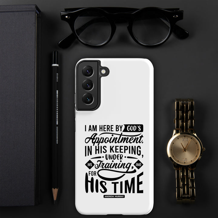 Christian Phone Case His Time White for Samsung® Samsung® Phone Cases   