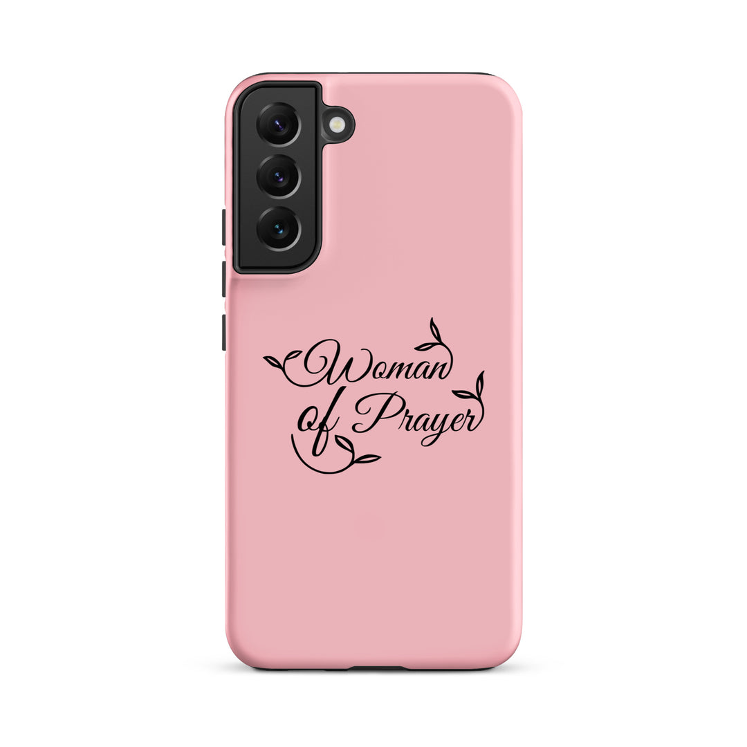 Christian Phone Case Woman of Prayer Pink for Samsung® Samsung® Phone Cases Matte Samsung Galaxy S22 Plus 