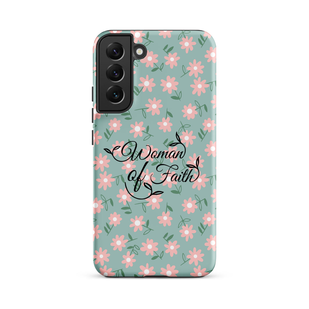 Christian Phone Case Woman of Faith Daisy for Samsung® Samsung® Phone Cases Matte Samsung Galaxy S22 Plus 