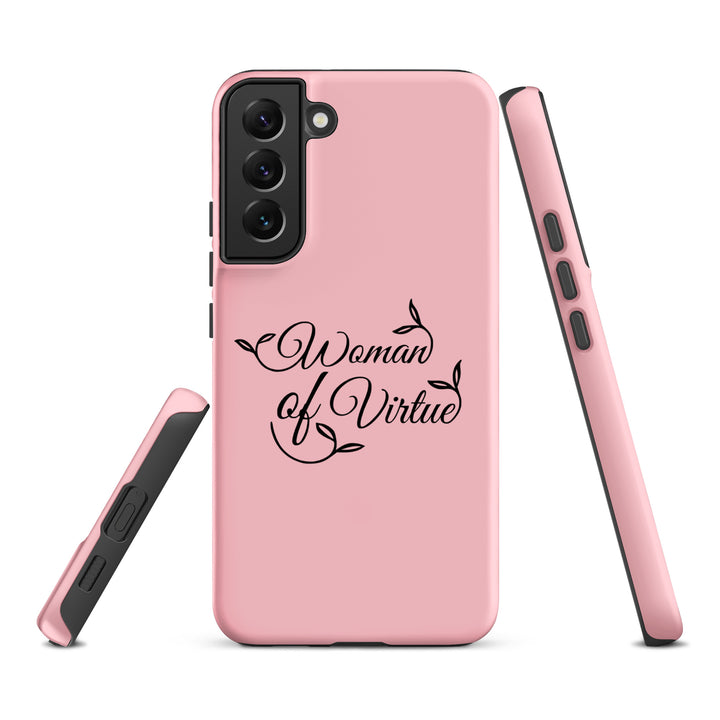 Christian Phone Case Woman of Virtue Pink for Samsung® Samsung® Phone Cases   